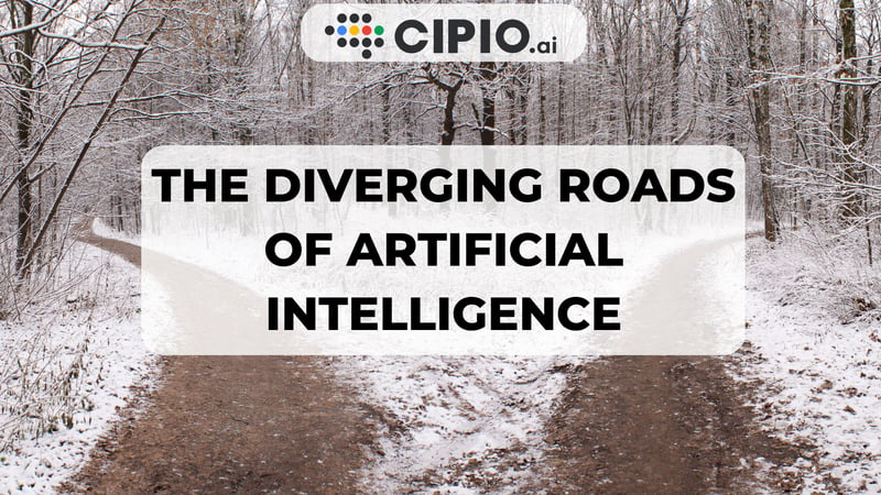 The Diverging Roads of Artificial Intelligence